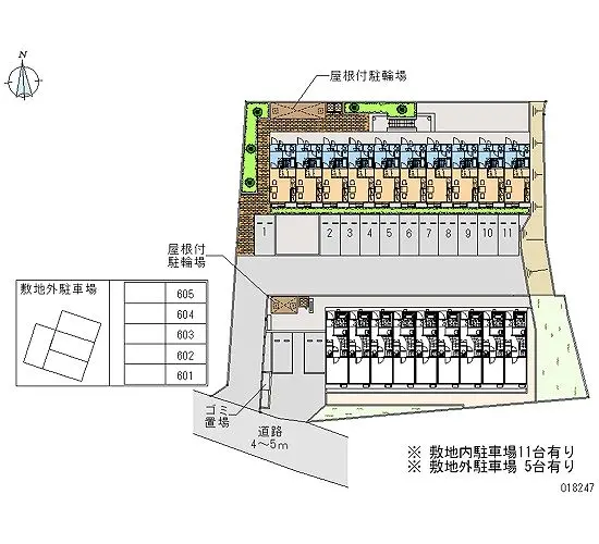 笠間市石井　月極駐車場（LP）